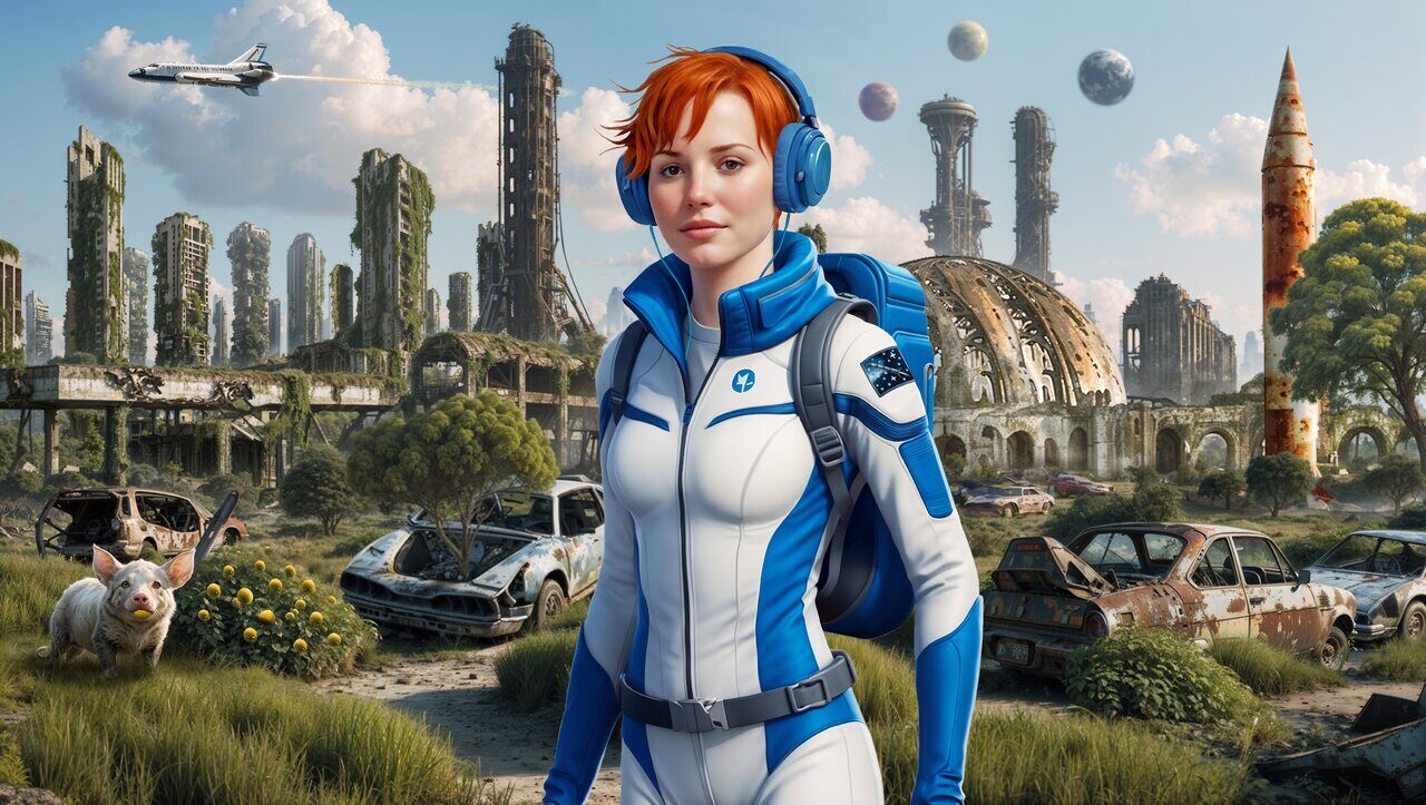 Осколки цивилизации. Прибытие - 2. Рисует нейросеть. Leonardo AI