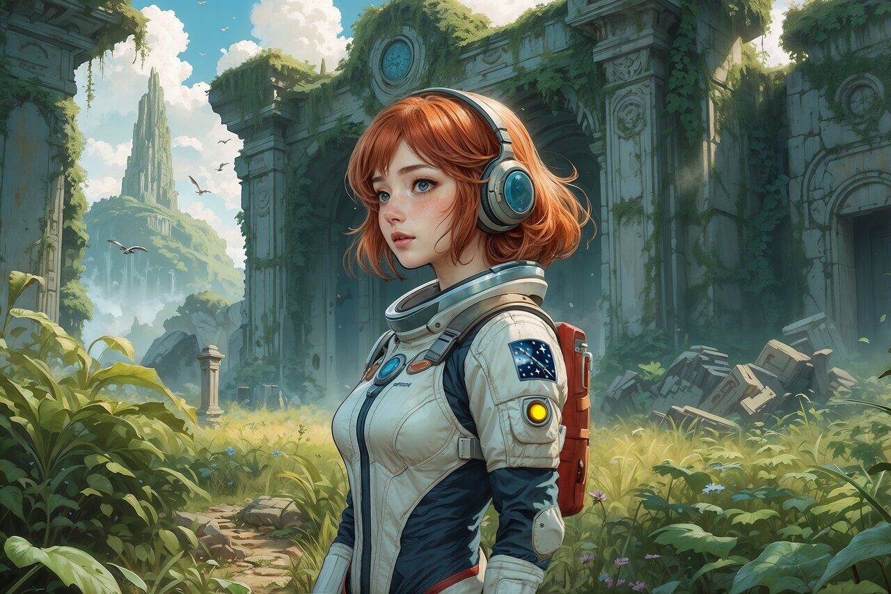 Осколки цивилизации. Прибытие - 3. Рисует нейросеть. Leonardo AI