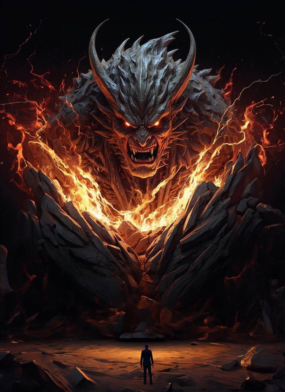 Дух мщения. Рисует нейросеть. Leonardo AI