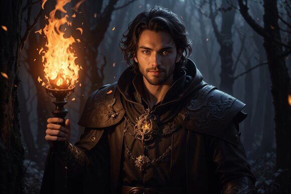 Чернокнижник 2. Рисует нейросеть. Leonardo AI